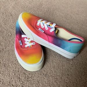 Tie Dye Vans women’s 7.5